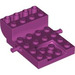 LEGO Magenta Rad Bearing 4 x 6 x 1.33 (24055 / 65348)