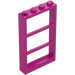 LEGO Magenta Window Frame 1 x 4 x 6 with Three Panes (46523 / 57894)