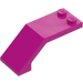 LEGO Magenta Frontrute 2 x 5 x 1.3 (6070 / 35271)