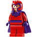 LEGO Magneto с червен Костюм и Каучук нос Минифигурка