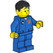 LEGO Uros Astronautti sisällä Sininen Flight Puku Minihahmo