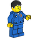 LEGO Male Astronaut dans Bleu Flight Suit Figurine