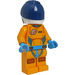 LEGO Male Astronaut with Helmet Minifigure