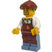 LEGO Male Coffee Shop Worker Minifigur