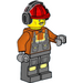 LEGO Male Konstruktion Worker Minifigur