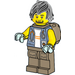 LEGO Male Explorer mit Rucksack Minifigur