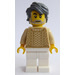LEGO Male in Tan Sweater minifiguur