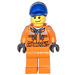 LEGO Male Service Station Tow Truck Driver minifiguur