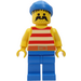 LEGO Male Ship Pirate mit Groß Moustache Minifigur
