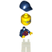 LEGO Male Soccer Fan - FC Barcelona (White Legs) Minifigure