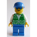 LEGO Man med Blå Solglasögon Minifigur