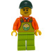 LEGO Hankøn med Lime Overalls Minifigur