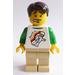 LEGO Male with Spaceman and Green Undershirt Minifigure