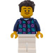 LEGO Man - Dark Blauw Shirt Minifiguur