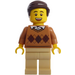 LEGO Man im Argyle Sweater Minifigur