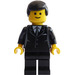 LEGO Hombre en Negro Traje y Tie Minifigura