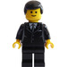 LEGO Man in Black Suit and Tie Minifigure