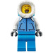 LEGO Man in Blue Jacket with Fur Hood Minifigure