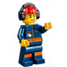 LEGO Man dans Dark Bleu Jumpsuit Figurine