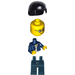LEGO Man im Dark Blau Suit Minifigur