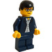 LEGO Man in Dark Blue Suit Minifigure