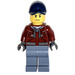 LEGO Man in Dark Rood Sweatshirt minifiguur