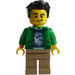 LEGO Man dans Green Jacket Figurine