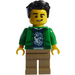 LEGO Homme dans Vert Veste Minifigurine