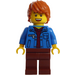 LEGO Hombre en Jean Chaqueta Minifigura