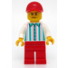 LEGO Man in Pinstripe Shirt minifiguur
