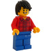 LEGO Man in Plaid Shirt Minifigure