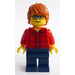 LEGO Man dans Plaid Shirt Figurine