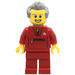 LEGO Man in Rood Tracksuit minifiguur