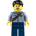 LEGO Man in Sand Blue Jacket Minifigure