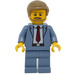 LEGO Man im Sand Blau Suit Minifigur