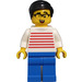 LEGO Uomo in Striped Superiore Minifigure