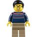 LEGO Man im sweater Minifigur