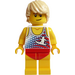 LEGO Man im Swimsuit und Tanktop Minifigur
