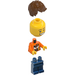 LEGO Man - Orange Jacket Minifigure