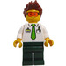 LEGO Man - Weiß Shirt Minifigur