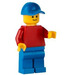 LEGO Homme who controls his Upscaled Twin Minifigurine