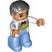 LEGO Man mit Apron Duplo Abbildung