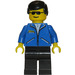 LEGO Man mit Blau Jacket und Sunglasses Minifigur