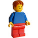 LEGO Man with Blue Shirt Minifigure