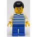 LEGO Man with Blue Striped Shirt Minifigure