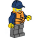 LEGO Man mit Dark Blau Turtleneck Sweater Minifigur