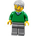 LEGO Man mit Green Sweater Minifigur