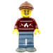 LEGO Man med Holiday Tröja Minifigur