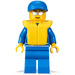 LEGO Man with Lifejacket and Glasses Minifigure