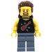 LEGO Man mit Mullet Minifigur